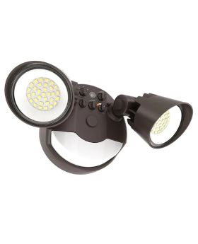 2-Head Dual-Power Tri-Color Motion LED Security Light-WST