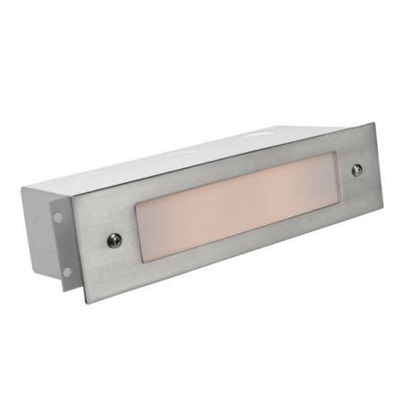 8" Open Window Cast Brass Cover LED Step Light 366B w/ Box-CL