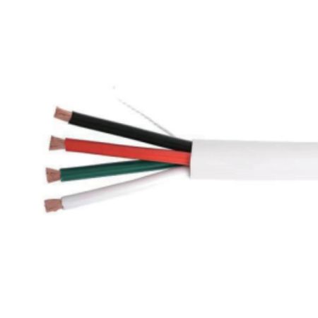 18/4 RGB LED Wire White 500'-JET