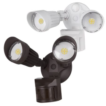20W Tri-Color 2 Head Security Light-JET