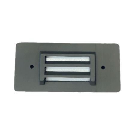 2W Solid Brass Surface Mount Louver Step Light 3000K-JET