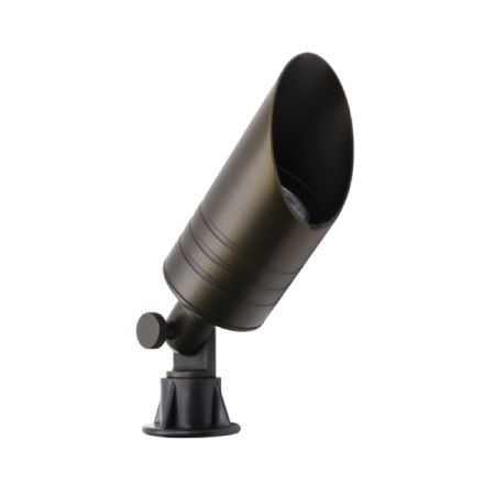 Solid Brass MR16 Antique Bronze Up Light 218-JET