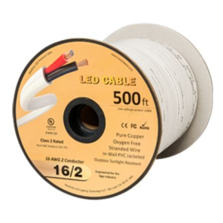 16/2 Class 2 LED Cable 500'-MAX