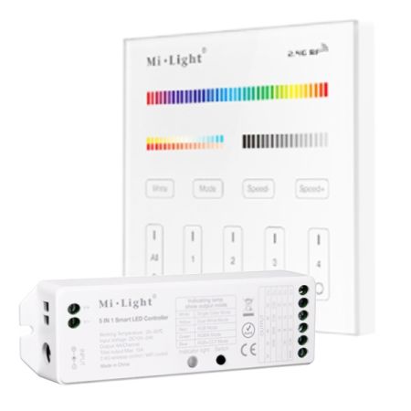 RGB + Tunable White 4 Zone 110V Mi Light Wall Controller Set