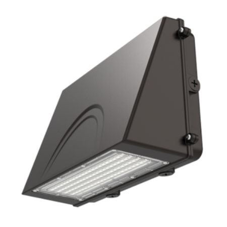 72/96/120W Tri-Color Cut-off Wall Pack-POR