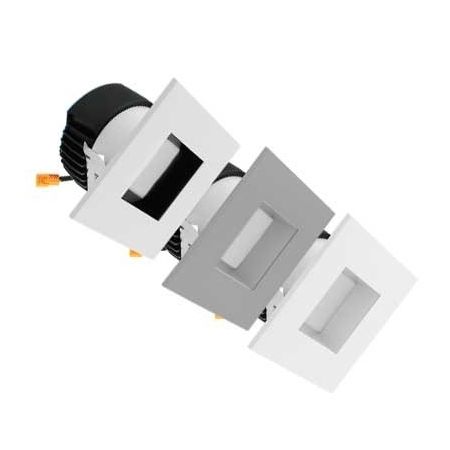 4" 17W Square Customizable Versatrim LED Retrofit-RAY