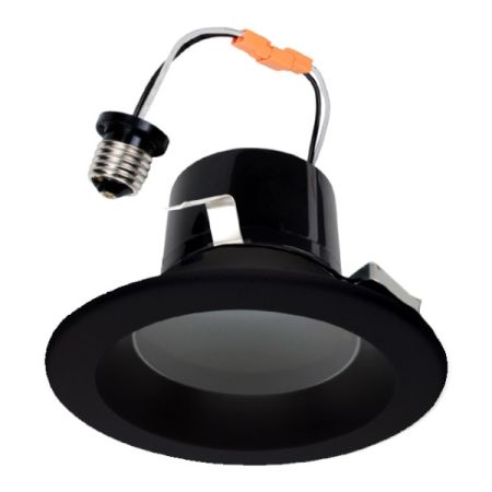 4" 10W Black 5-Color Smooth Retrofit-ROU