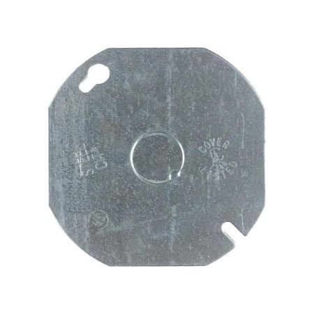 100pcs 4/0 Blank- Octagonal Cover W ½” knockout