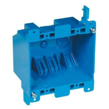 60pcs Double Gang Plastic Remodel Electrical Box, UL Listed