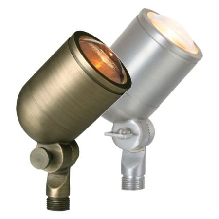 Bullet Cast Brass LED Landscape Up Light 545B-CL