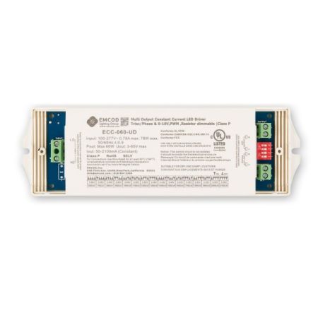 60W 5 in 1 Constant Current Dimmable Transformer-EMC