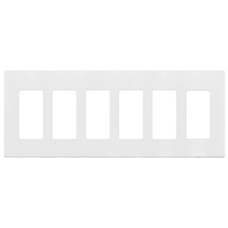 Screwless 6 Gang Wall Plate-EN