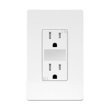 Receptacle w/ Built-in Day Light Sensor and Light-EN
