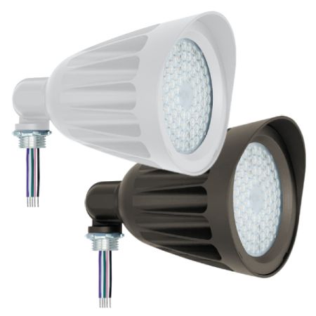 25W Tri-Color Knuckle Mount Bullet LED Flood Light-ENV