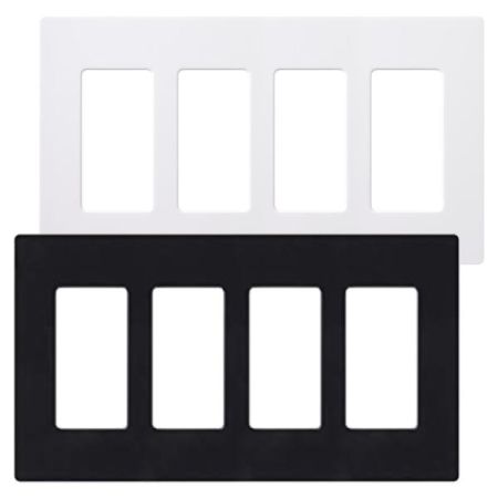 4 Gang Claro Wall Plate-LUT