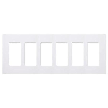 6 Gang Claro Wall Plate-LUT