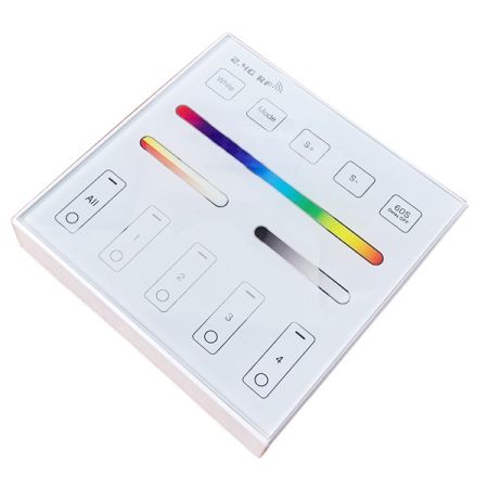 Wall Mount 4 Zone RGB + Tunable White Remote