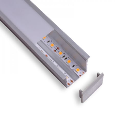 1 3/4" Deep Recessed Square Aluminum Channel-RCH
