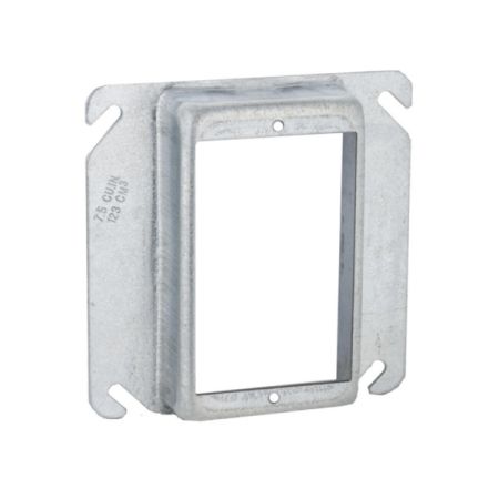 25pcs 2" Raised 4" Square (4S) 1- Gang Mud Ring