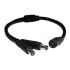 DC Socket  Female To 2 Male Splitter-ALS