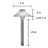 Heavy Duty Cast Brass Path Light-ABB