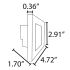 Tri-Color 12V Flat LED Step Light-ABB