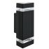 20W Black Square Up and Down Wall Sconce-AH