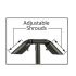 Small Adjustable 2 Head and Shroud Path Light 731B-T-CL