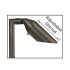 Big Adjustable Head and Shroud Path Light 732B-CL