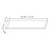 40W 2X2 Tri-Color Surface Mount Fixture-ENV