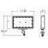 60/80/100W Tri-Power Tri-Color Knuckle Mount LED Flood Light w/ Photocell-ENV