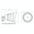 25W Tri-Color Knuckle Mount Bullet LED Flood Light-ENV