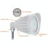 25W Tri-Color Knuckle Mount Bullet LED Flood Light-ENV