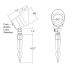 5W RGB+5-CCT Bullet Flood LED Up Light-ENV