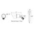 Solid Brass MR16 Modern Architectural Up Light-ENV
