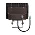 35W/50W Dual-Power Tri-Color Trunnion Mount LED Flood Light w/ Photocell-ENV