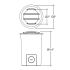 9W 12-24V Small Ribbed 5CCT Well Light-ENV
