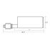 20W 36° 5-Color LED Track Light-ENV