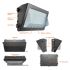 40W-120W Tri-Color Traditional Non-Cutoff LED Wall Pack w/ Photocell-ENV