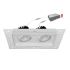 2 Head Multi-Color Trimless Square Down Light-ENV