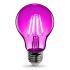 A19 4.5W Pink Dimmable LED Bulb-FT