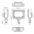 5/10/15/20W Multi-Watt Low Voltage Tri-Color Flood Light LED Up Light-JET