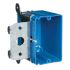 100pcs 1 Gang New Construction Adjustable Plastic Box 21 cu.in.