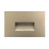 2W 12V Single Gang Integrated LED Angle Step Light-WST-brushed-nickel-5000k