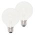 5.5W G25 Frosted Glass Globe LED Bulb 2700K 2 Pack-CTL