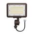 30W Tri-Color Knuckle Mount LED Flood Light w/ Integrated Photocell-ENV
