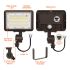 30W Tri-Color Knuckle Mount LED Flood Light w/ Integrated Photocell-ENV