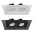 2 Head Multi-Color Trimless Square Down Light-ENV