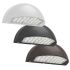 48/64/80W Tri-Color Semi-Circle Wall Pack w/ Photocell-ENV