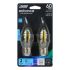 5.5W Flame Tip Candelabra E26 2 Pack-FT
